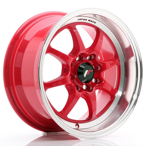 Japan-Racing-TFII-Red-15x7.5-4x100/4x114.3-ET30-73.1mm-fälgar-wheels-rims-Red-jr-wheels