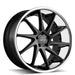 Azad-AZ23-Semi-Matte-Black-w/-Chrome-Black-20x9-72.56-wheels-rims-fälgar