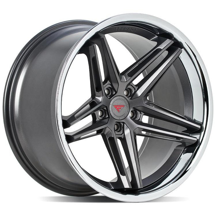 Ferrada-CM1-Matte-Graphite-/-Chrome-Lip-Black-20x9-74.1-wheels-rims-fälgar