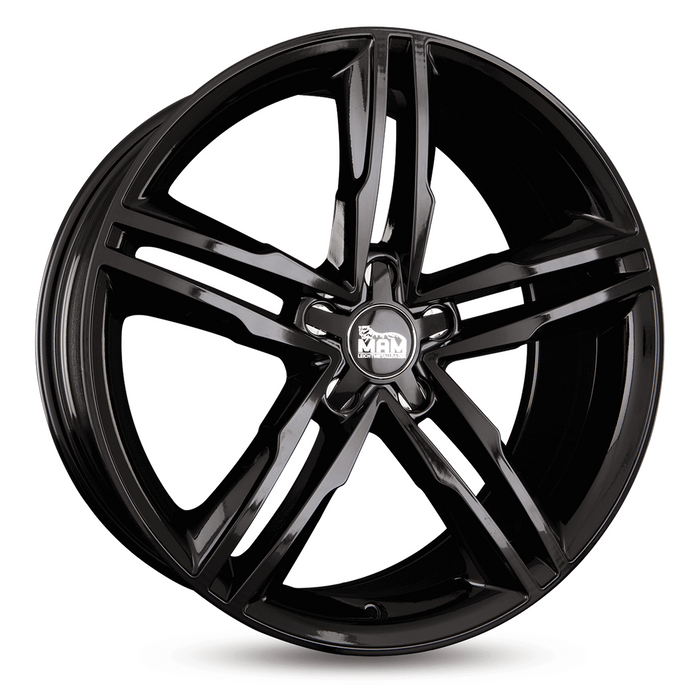 MAM-A1-Black-Painted-Black-18x8-66.5-wheels-rims-fälgar