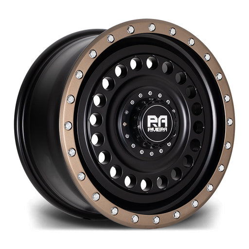 Riviera-RXS3-Matt-Black-Bronze-Edge-17x8-5x120-ET40-65.1mm-fälgar-wheels-rims