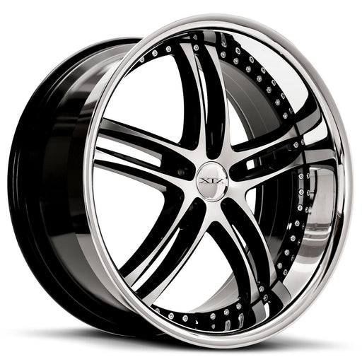 XIX-X15-Gloss-Black-Machined-with-Stainless-Steel-Lip-Black-22x10.5-72.56-wheels-rims-fälgar