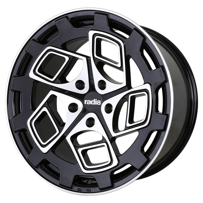 Radi8-R8CM9-Gloss-Black-Machined-Face-Black-19x8.5-72.6-wheels-rims-fälgar