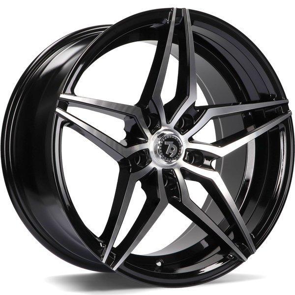 79Wheels-SV-A-Black-Front-Polished-Black-18x8-72.6-wheels-rims-felger-Felgkongen