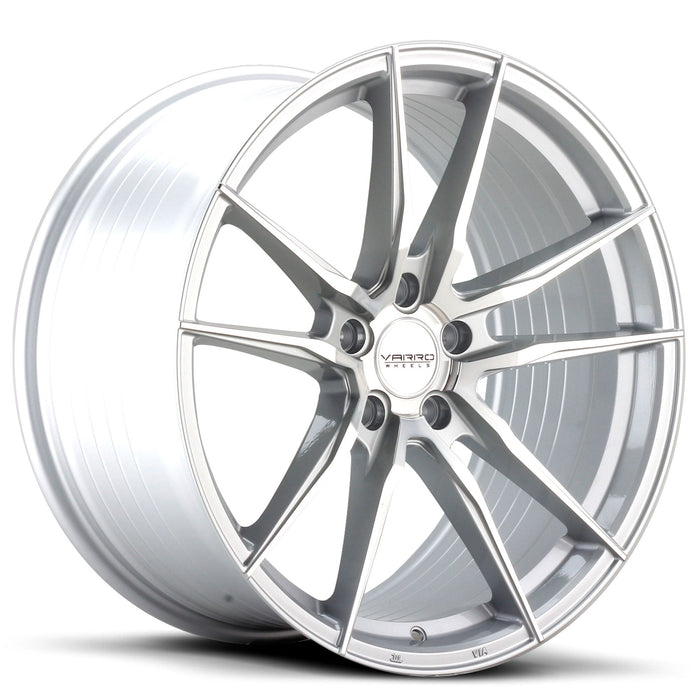Varro-VD18X-Silver-Brushed-Face-Silver-19x8.5-66.6-wheels-rims-felger-Felgkongen